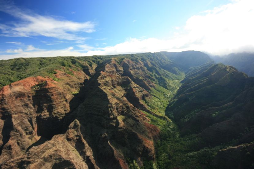 Waimea Canyon, Kauai: Thought experiment: what if the Grand Canyon was also green?