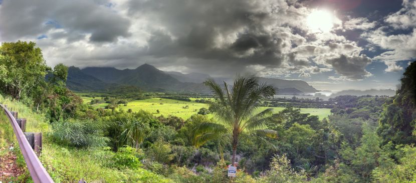 Hanalei valley photostitch