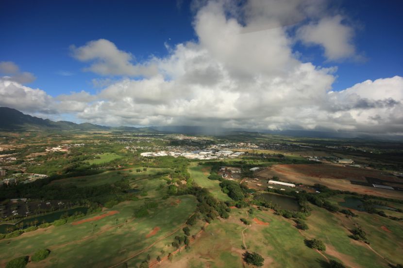 Kauai helicopter view: The filter I used on my camera was quite polarizing! #photographyjokes #itsapolarizingfilter 