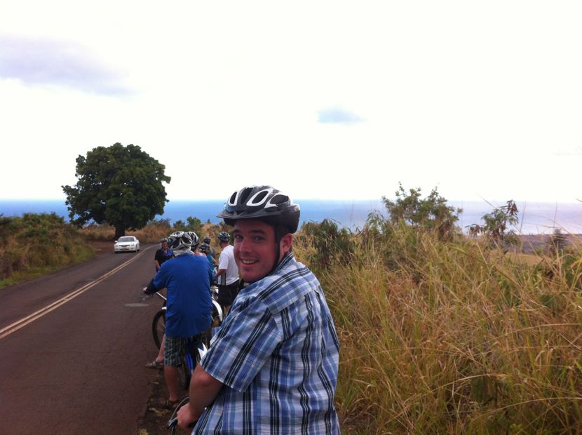 Andrew cycling